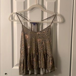 Floral tank top